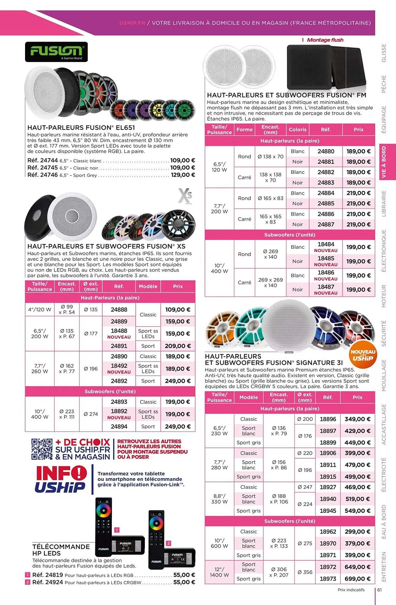 Catalogue Uship du 1 mars au 31 décembre 2023 - Catalogue page 61