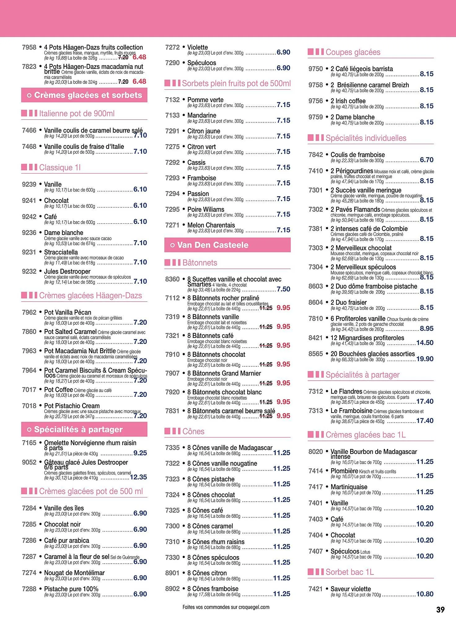 Catalogue Croque Gel du 3 avril au 3 mai 2026 - Catalogue page 39