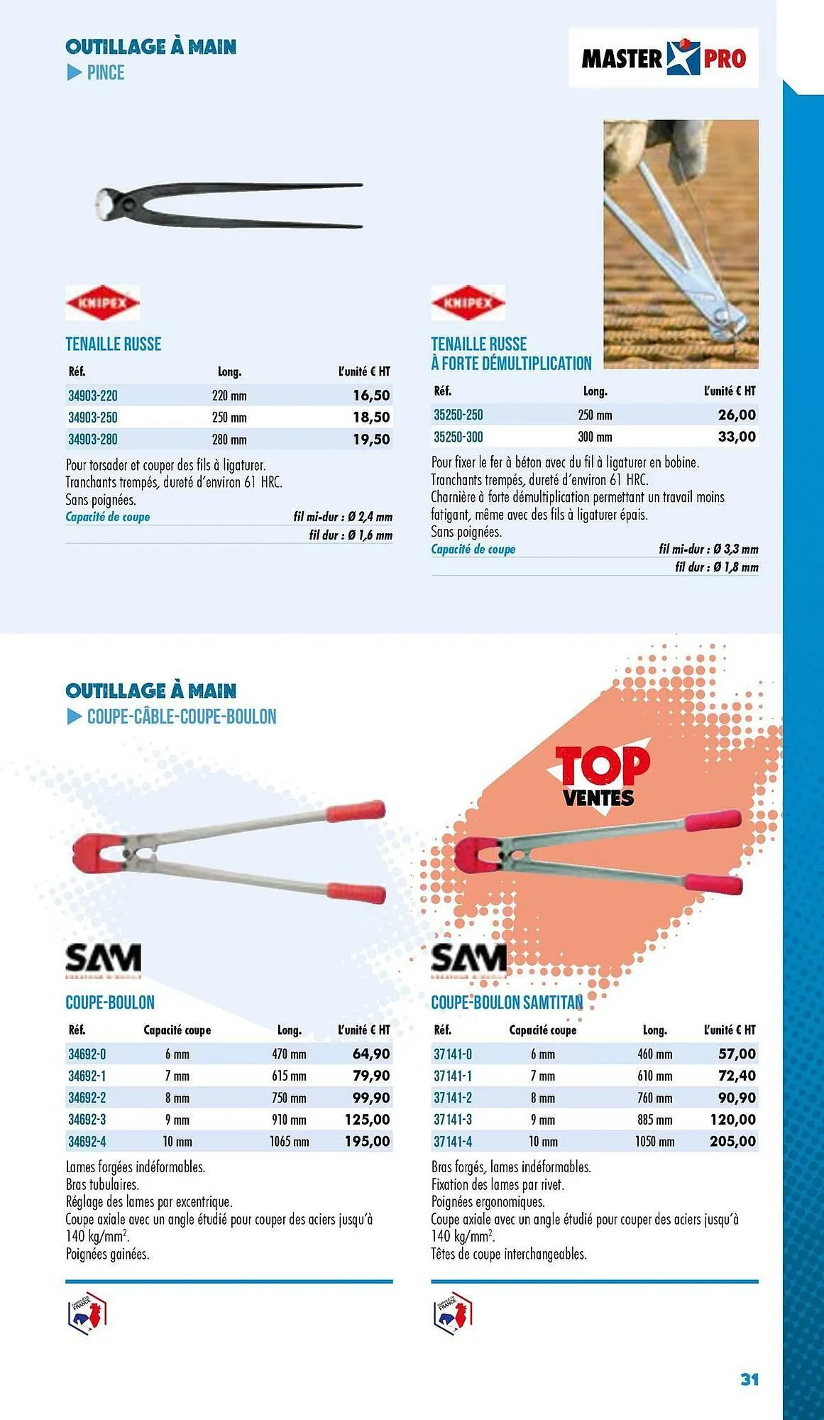Catalogue Master Pro du 3 janvier au 31 décembre 2025 - Catalogue page 33