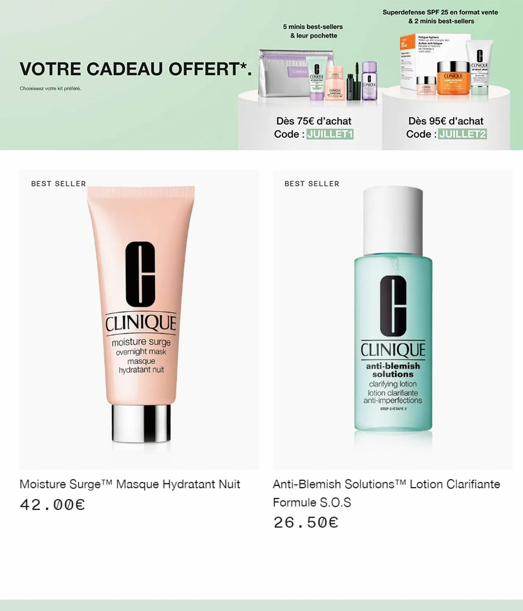 Catalogue Clinique du 14 juillet au 28 juillet 2023 - Catalogue page 2