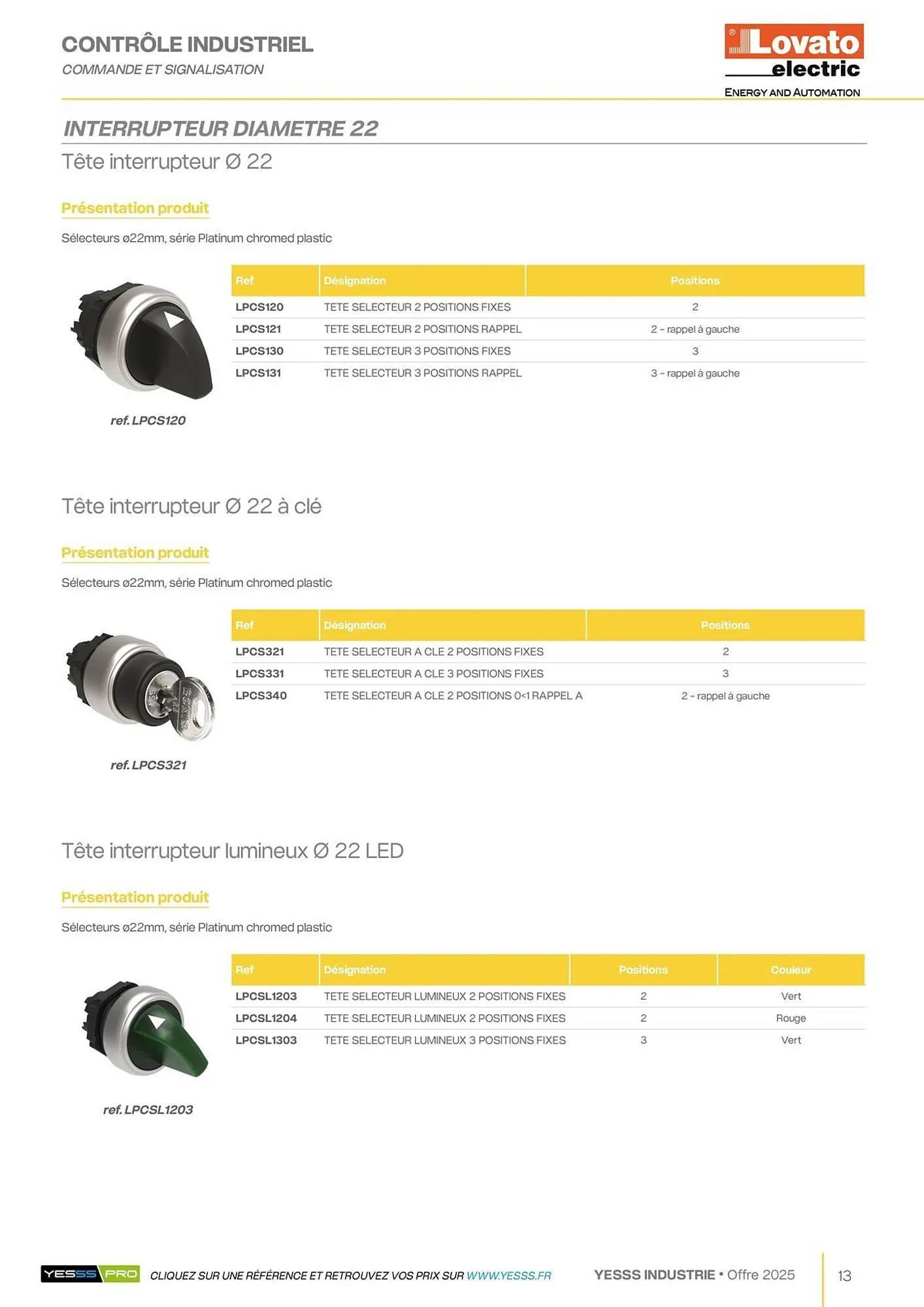 Catalogue Yesss electrique du 28 janvier au 31 décembre 2025 - Catalogue page 15