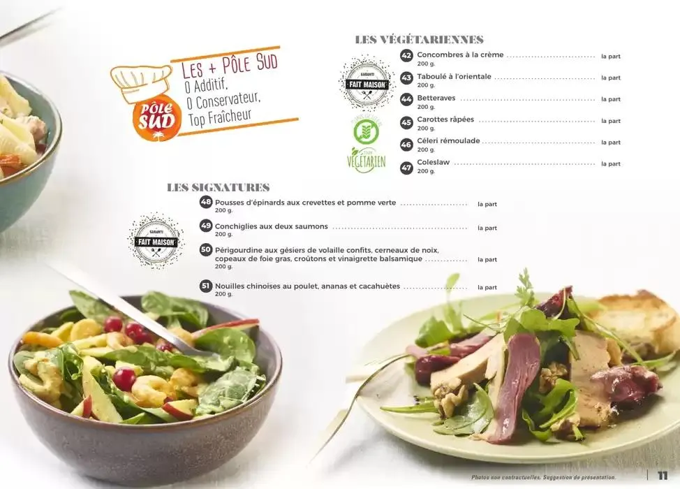 CARTE TRAITEUR 2025 du 3 janvier au 29 novembre 2025 - Catalogue page 2