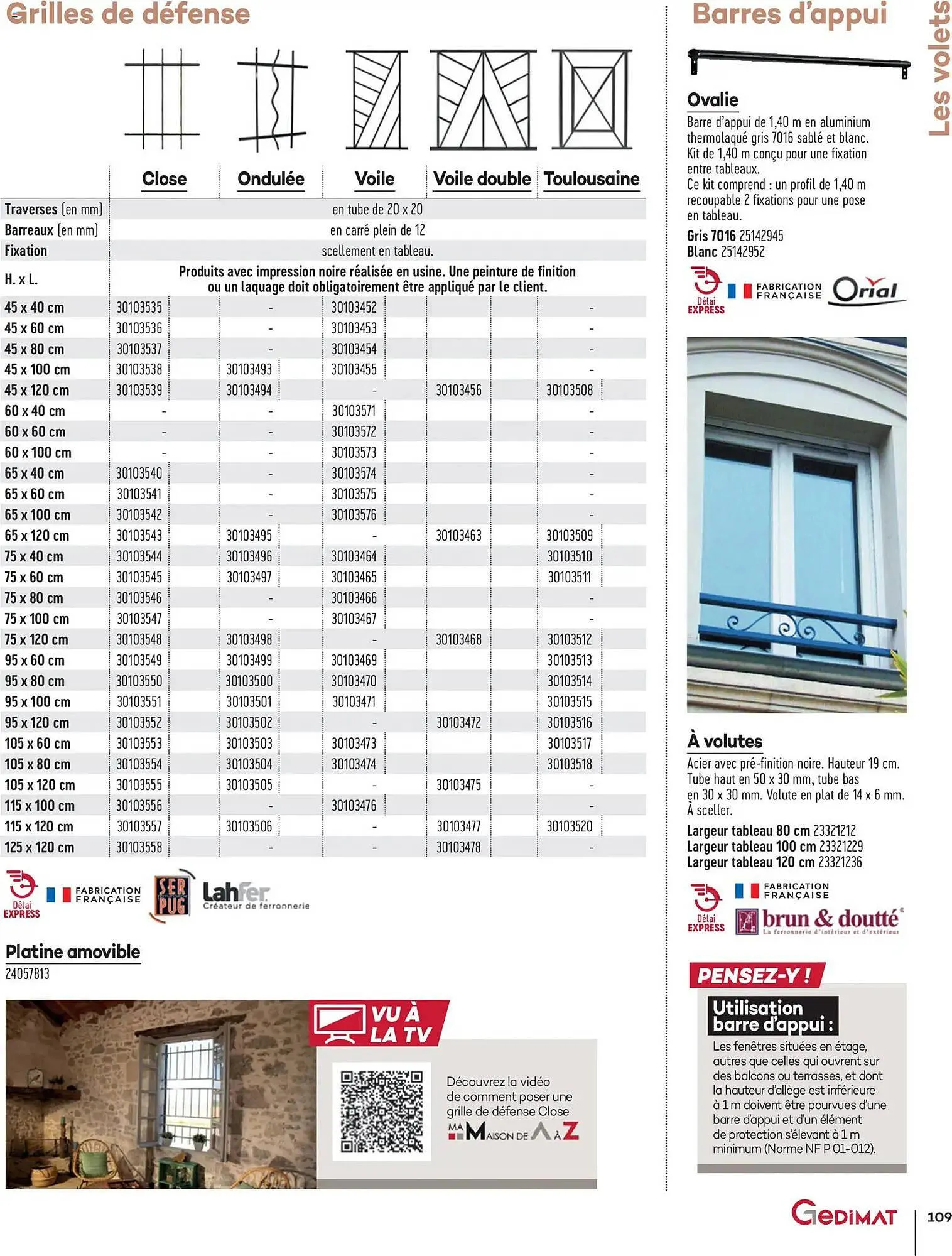 Catalogue Gedimat du 14 avril au 30 avril 2026 - Catalogue page 109