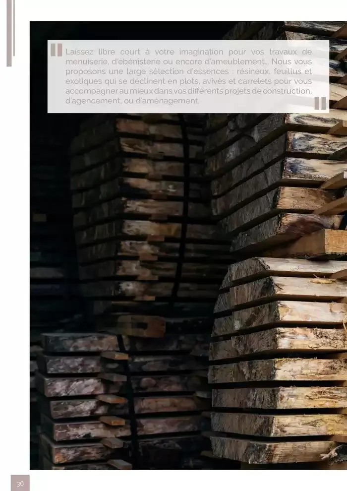 BOIS PANNEAUX 2025 2026 du 30 avril au 31 décembre 2026 - Catalogue page 36