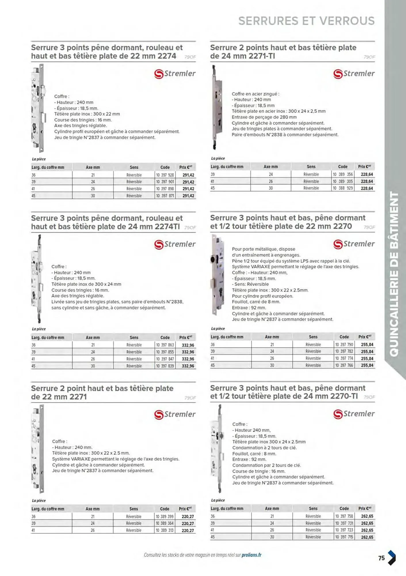 Catalogue Prolians du 11 mars au 31 décembre 2025 - Catalogue page 77