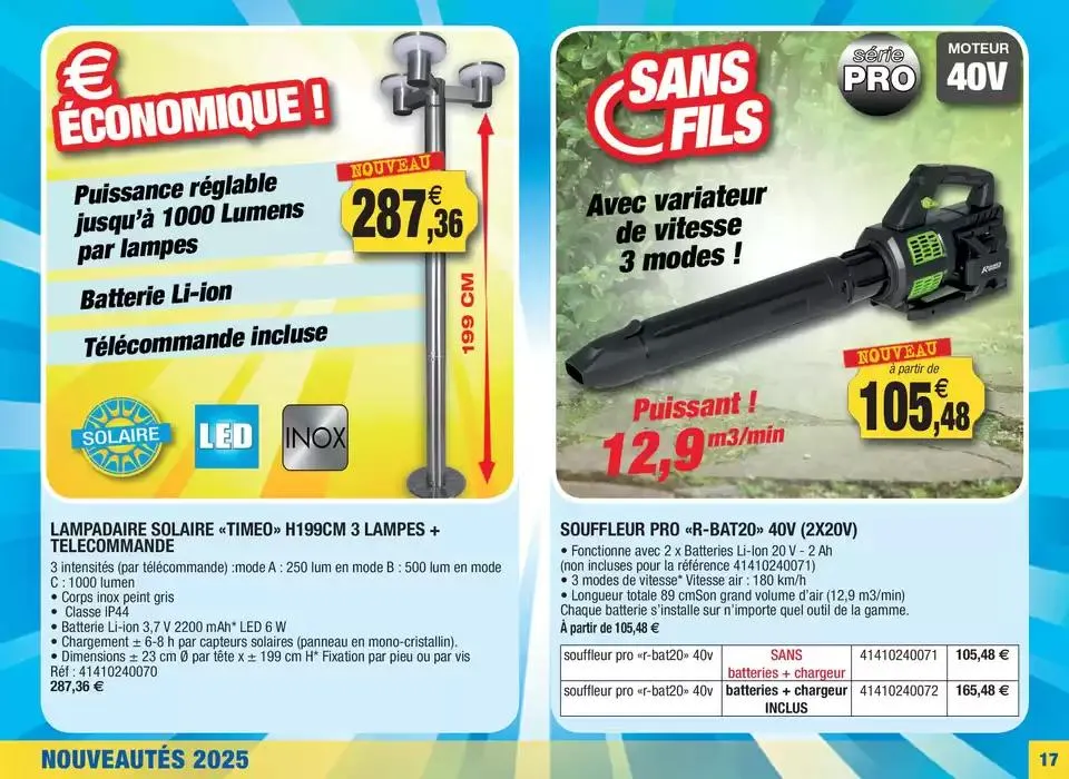 Spécial nouveautés 2025 du 25 février au 31 mai 2025 - Catalogue page 17