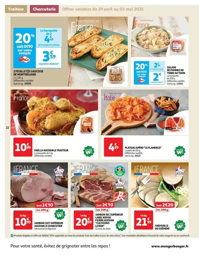 Des prix aussi bas, c'est le top du 29 avril au 11 mai 2025 - Catalogue page 22