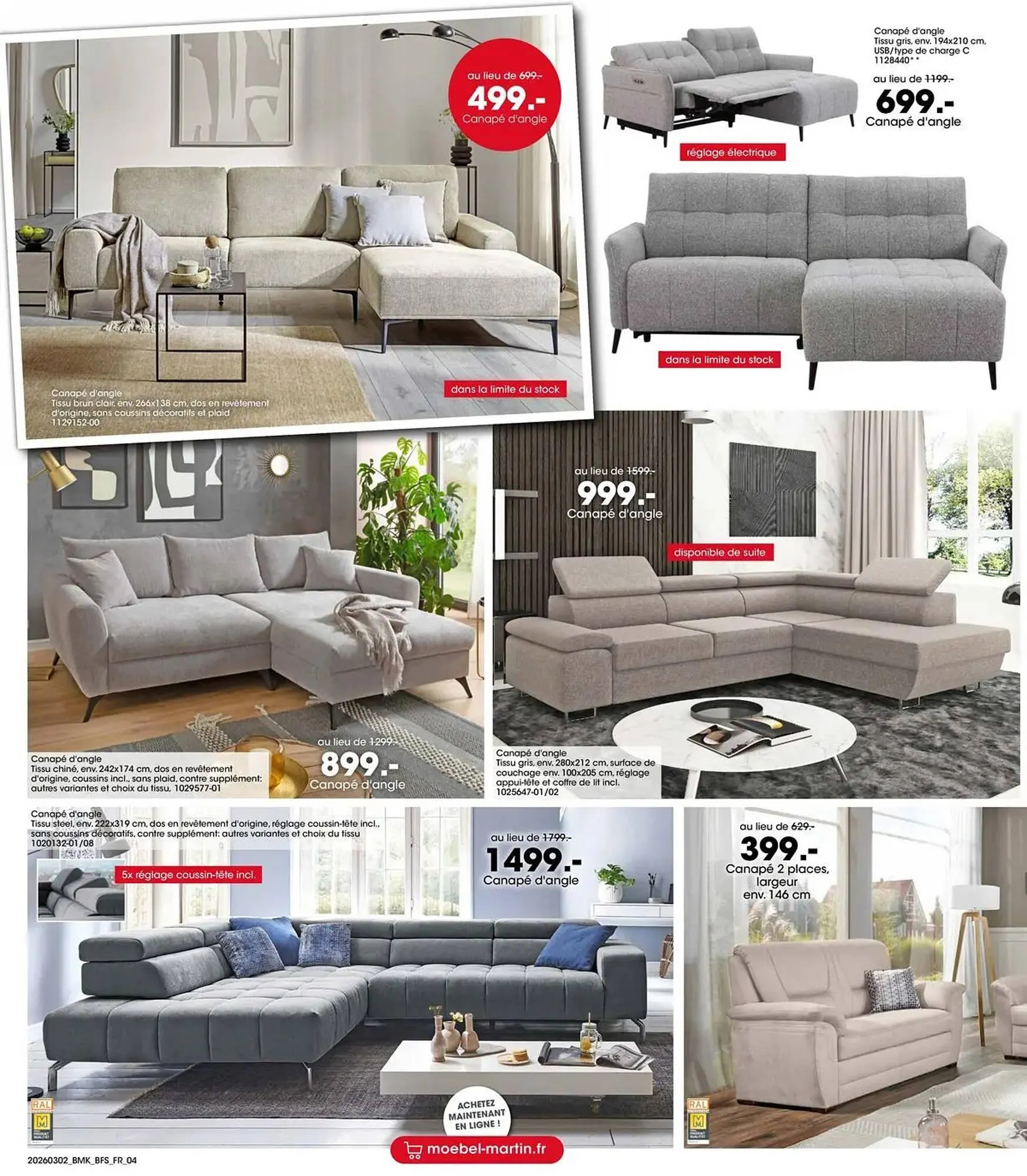 Catalogue Möbel Martin du 1 mars au 31 mars 2026 - Catalogue page 4