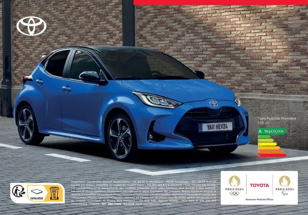 Toyota Nouvelle Yaris du 18 juin au 18 juin 2025 - Catalogue page 44