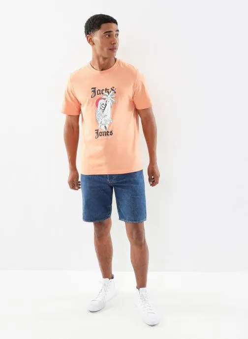 T-shirt - JORCOCONUT SKULL TEE SS CREW NECK - Multicolore