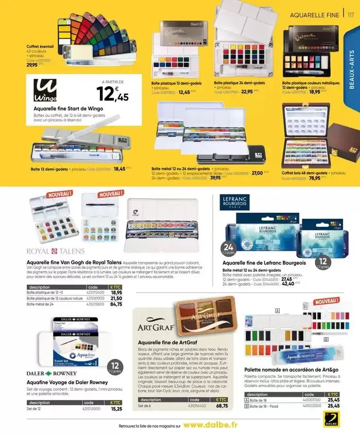 CATALOGUE DALBE 2025 du 27 janvier au 31 décembre 2025 - Catalogue page 119