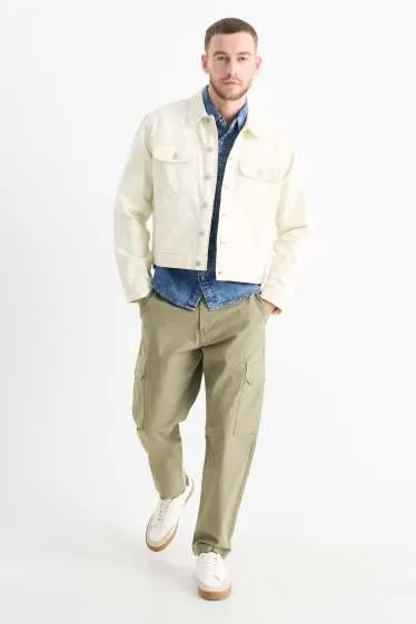 Cargo trousers - textured