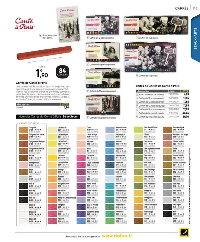 CATALOGUE DALBE 2025 du 27 janvier au 31 décembre 2025 - Catalogue page 145