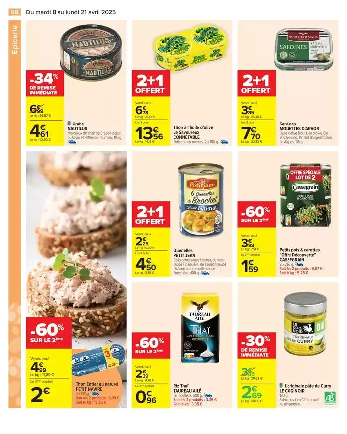 JOYEUSES PÂQUES & MEILLEURS PRIX du 8 avril au 21 avril 2025 - Catalogue page 70