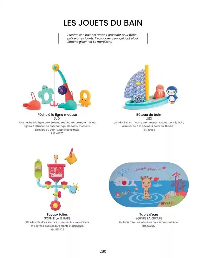 Collection 2024-2025 du 20 août au 30 juin 2025 - Catalogue page 262