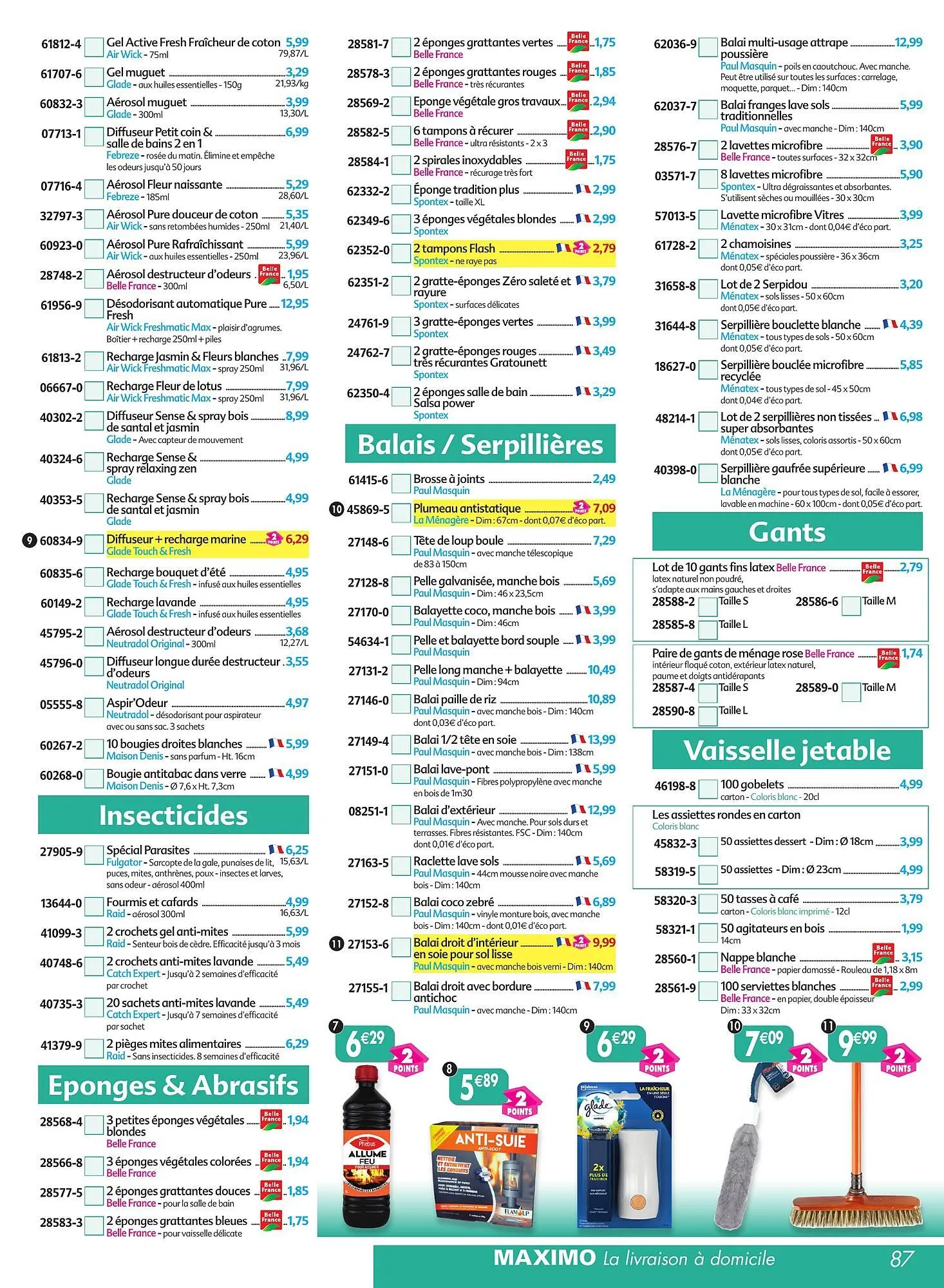 Catalogue Maximo du 30 septembre au 31 octobre 2025 - Catalogue page 87