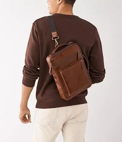 Sac reporter Buckner en cuir