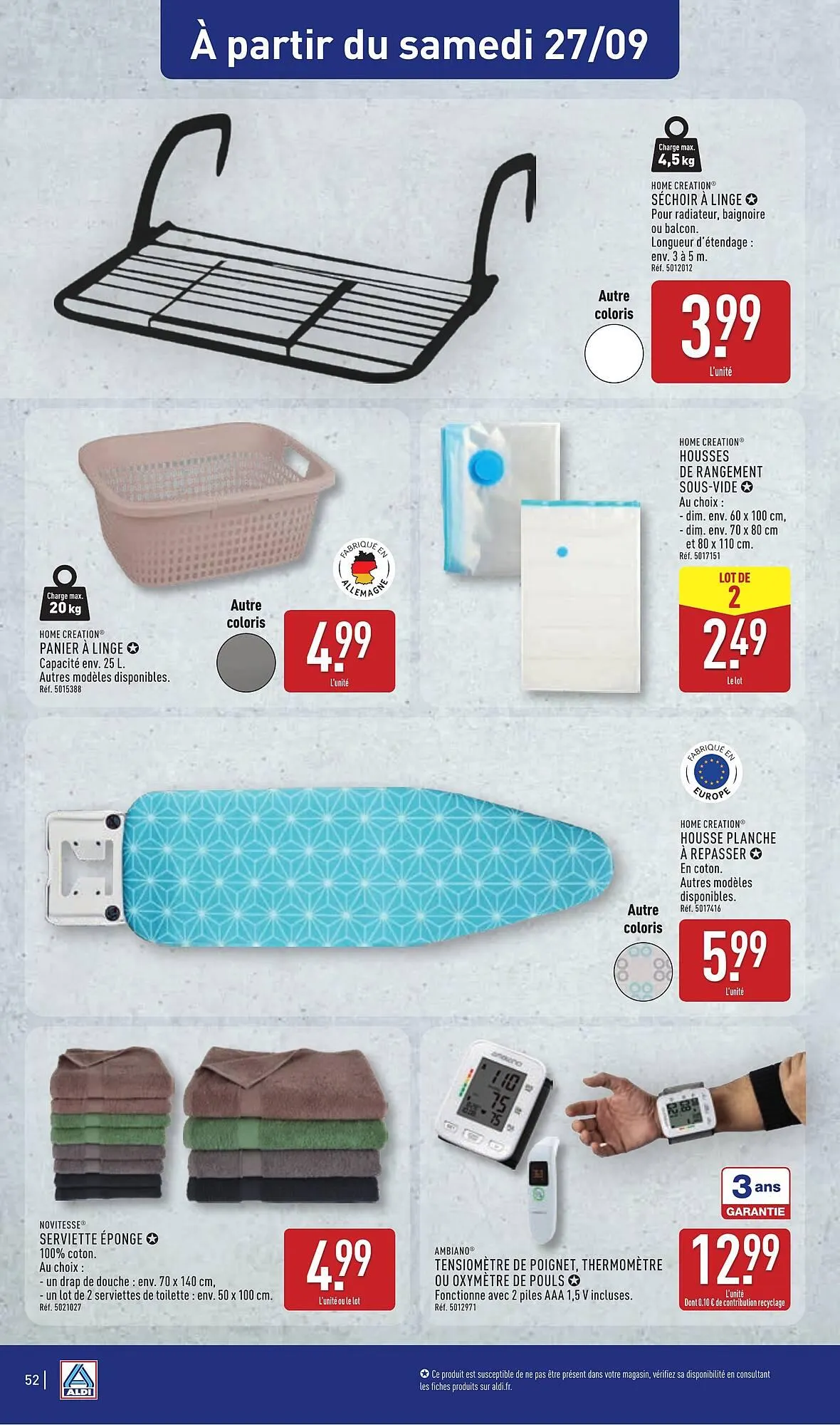 Catalogue ALDI du 23 septembre au 29 septembre 2025 - Catalogue page 54
