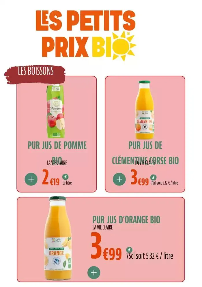 LES PETITS PRIX BIO du 11 mars au 31 décembre 2025 - Catalogue page 52