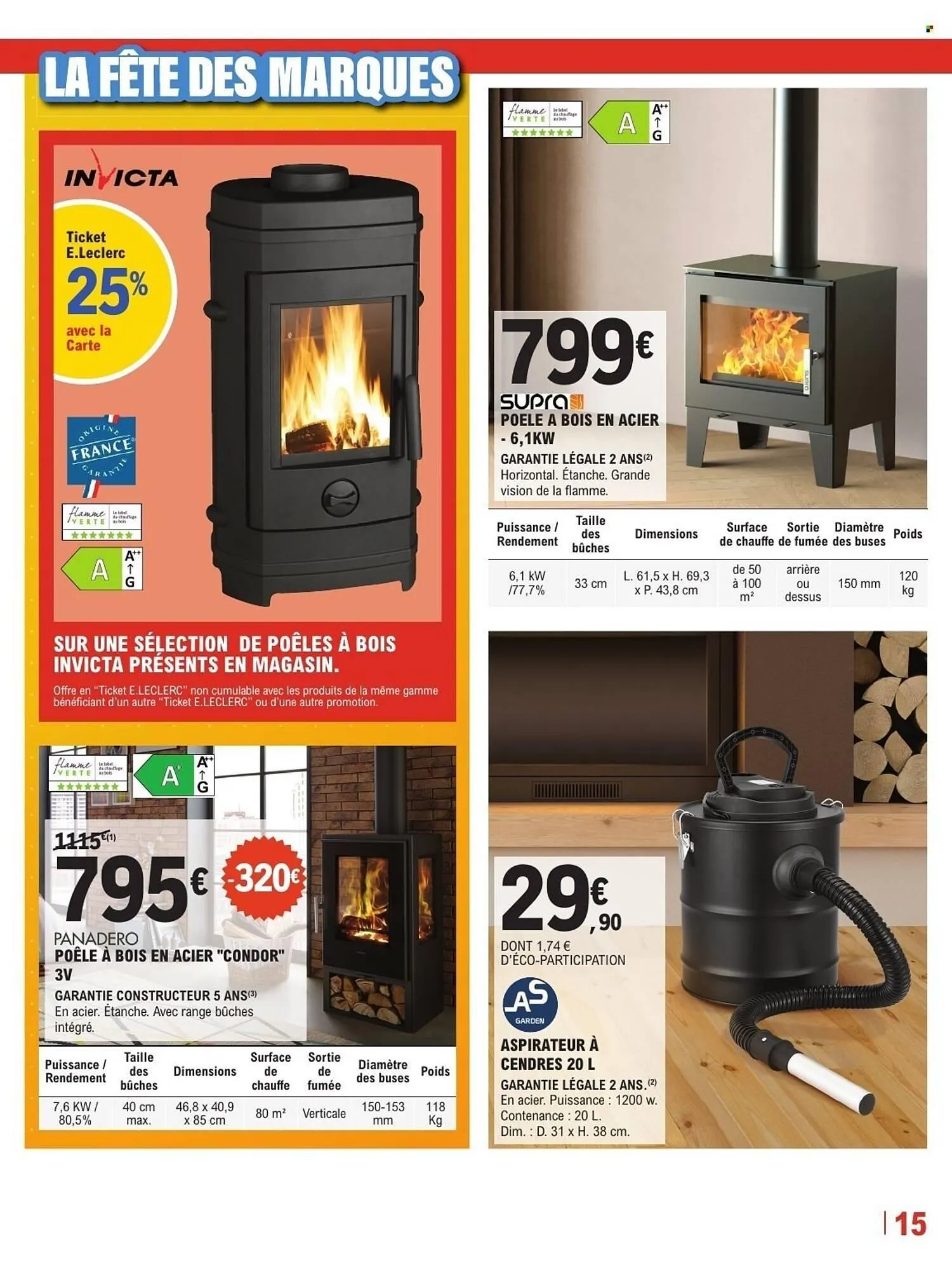 Catalogue E.Leclerc Brico du 21 octobre au 8 novembre 2025 - Catalogue page 15