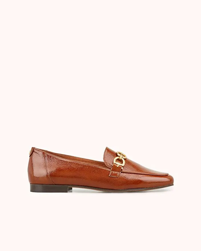 MOCASSIN VADONI en cuir naplack cognac