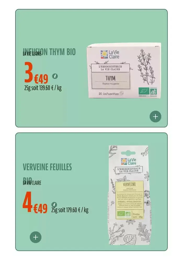 LES PETITS PRIX BIO du 11 mars au 31 décembre 2025 - Catalogue page 61