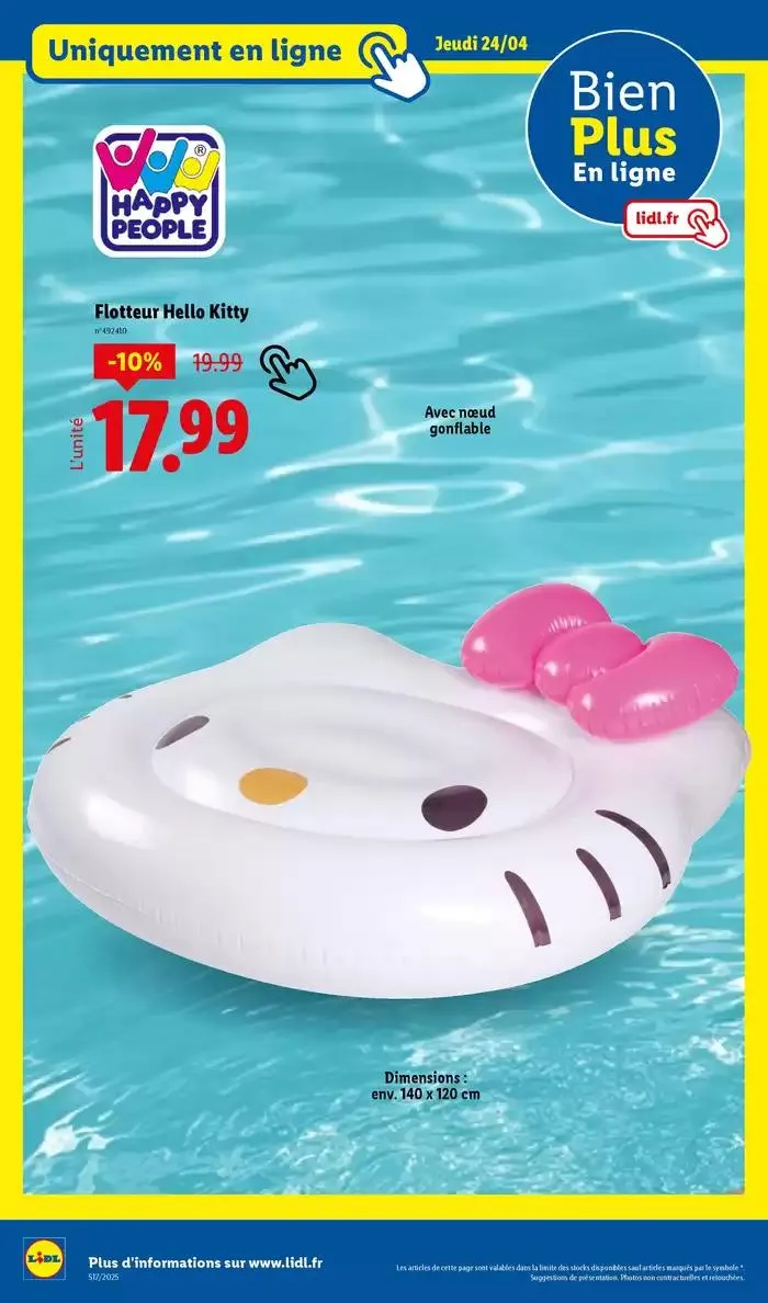 Ne manquez pas les ventes de jardinage et textile ce jeudi chez Lidl du 21 avril au 24 avril 2025 - Catalogue page 42