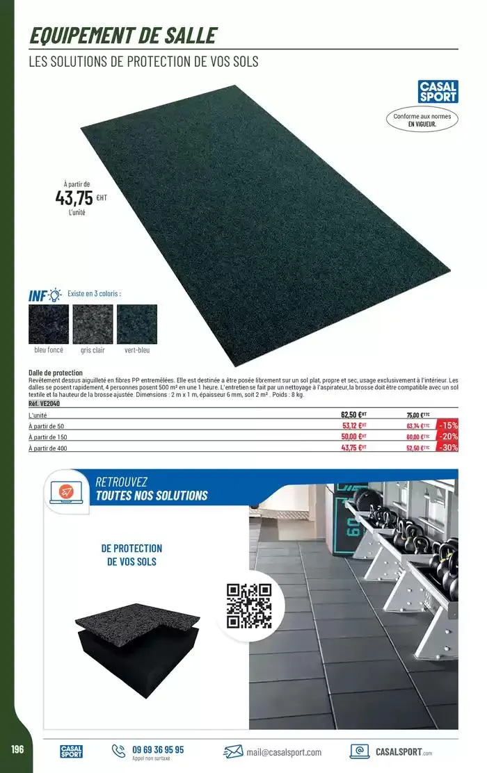 ÉQUIPEMENT SPORTIF du 6 mars au 31 décembre 2025 - Catalogue page 168