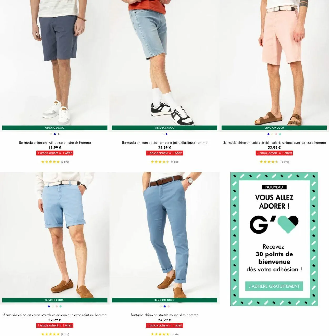 Gémo Catalogue actuel du 31 juillet au 13 août 2024 - Catalogue page 8