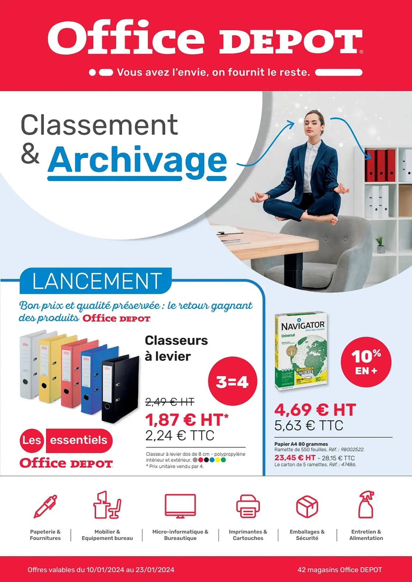 Catalogue Office Depot du 10 janvier au 23 janvier 2024 - Catalogue page
