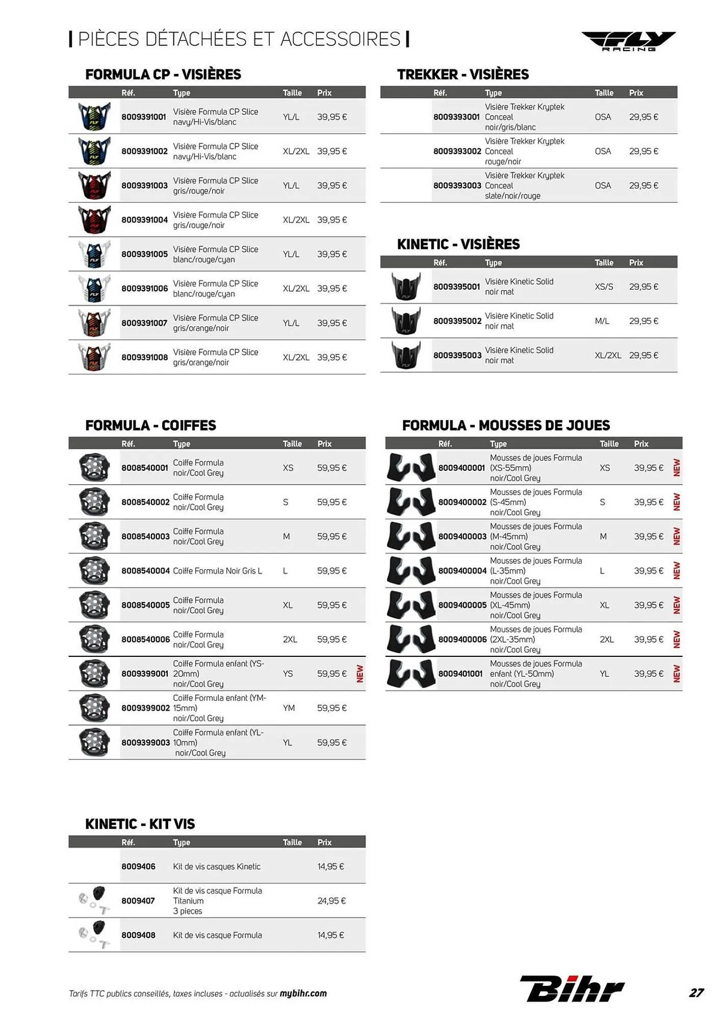 Catalogue Bihr du 1 janvier au 31 janvier 2026 - Catalogue page 27