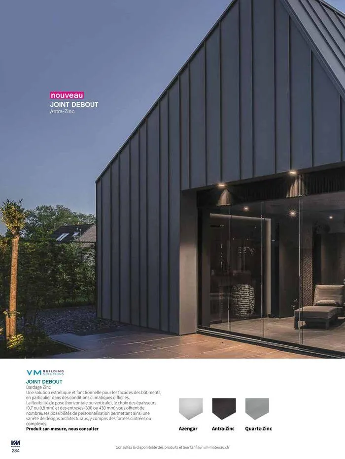 Extériéurs du 14 mars au 20 janvier 2026 - Catalogue page 284