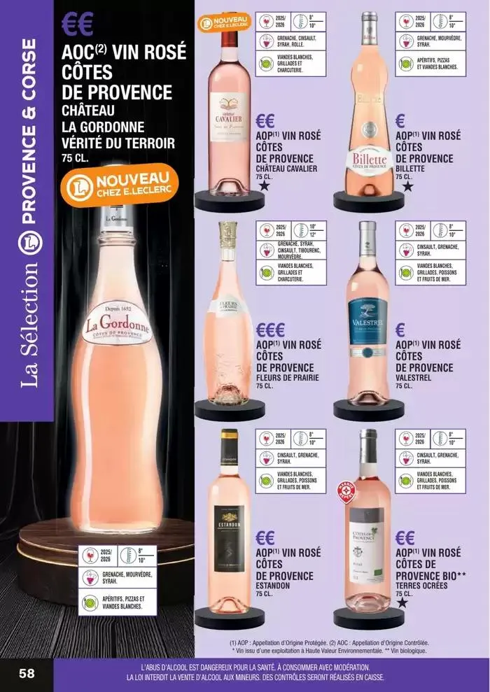 GUIDE DES VINS 2025 2026 du 27 février au 31 janvier 2027 - Catalogue page 58