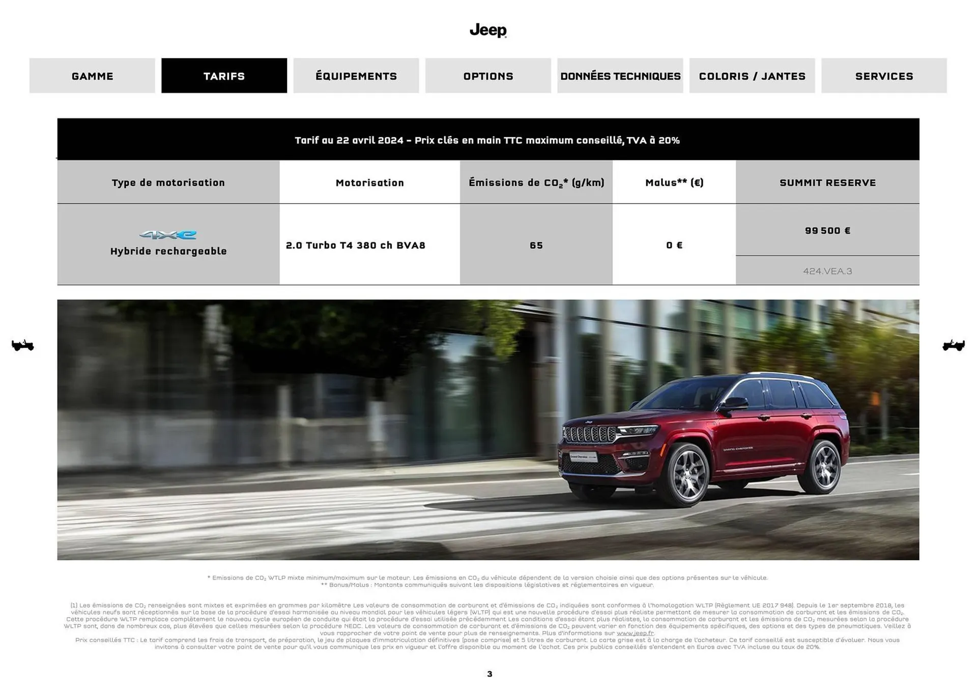 Catalogue Jeep du 8 septembre au 30 septembre 2026 - Catalogue page 3