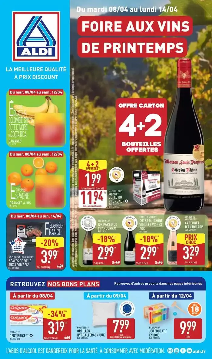 Foire aux vins de printemps du 8 avril au 14 avril 2025 - Catalogue page 1
