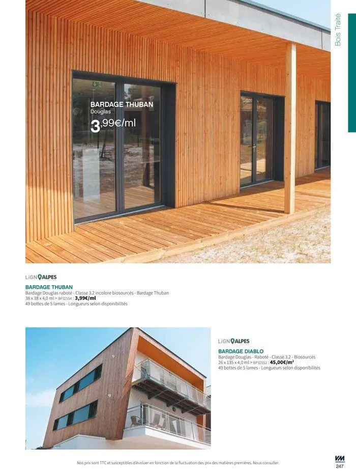 Extériéurs du 14 mars au 20 janvier 2026 - Catalogue page 247