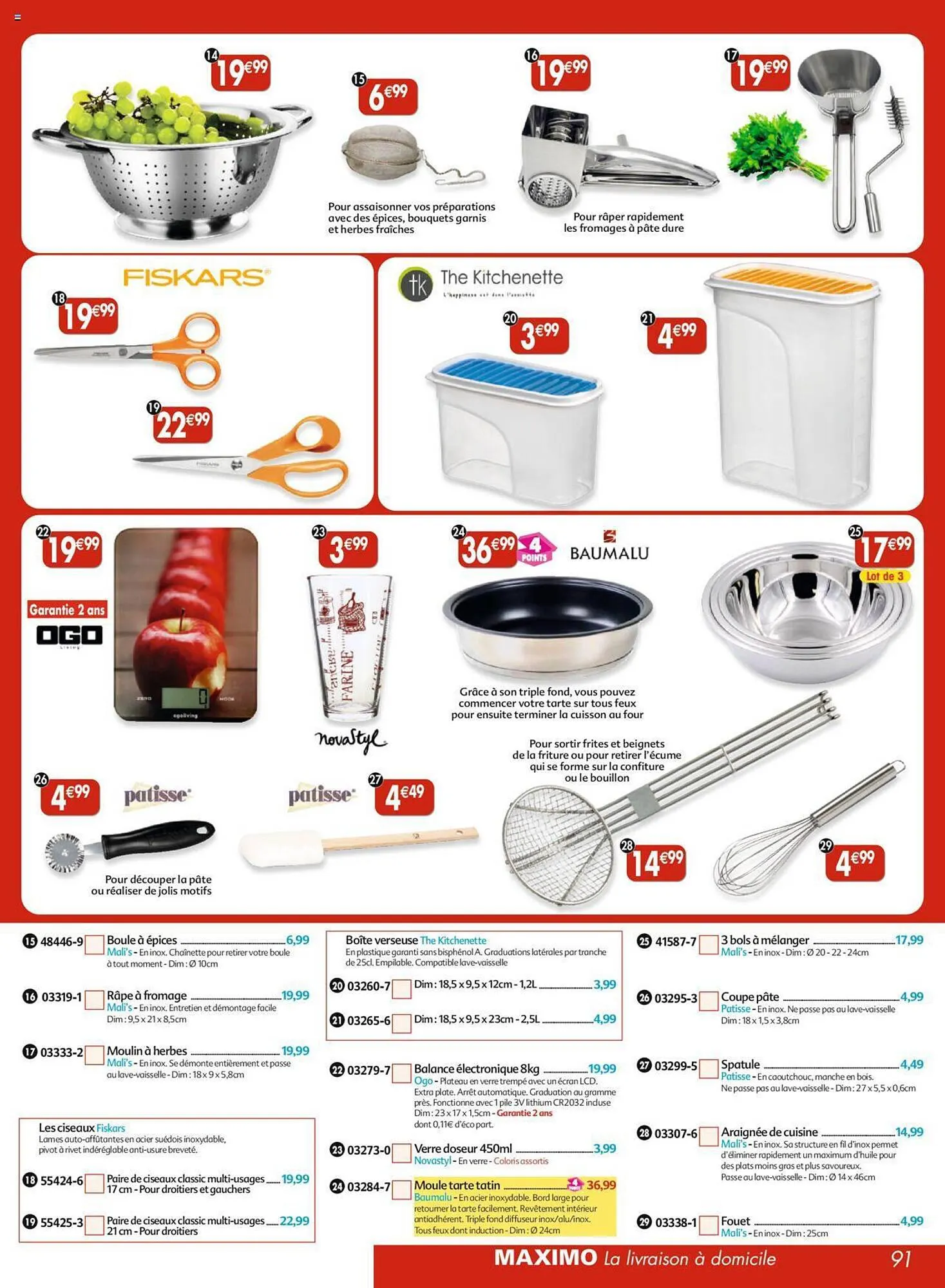 Catalogue Maximo du 19 janvier au 25 février 2024 - Catalogue page 91