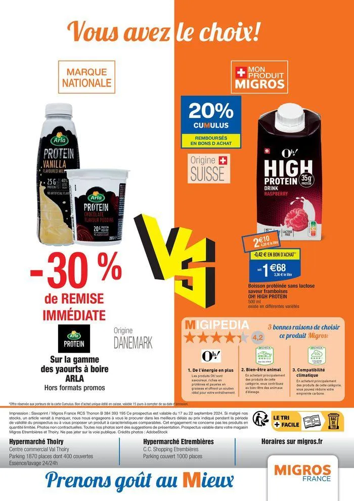3,2,1… Promos ! du 17 septembre au 22 septembre 2024 - Catalogue page 28