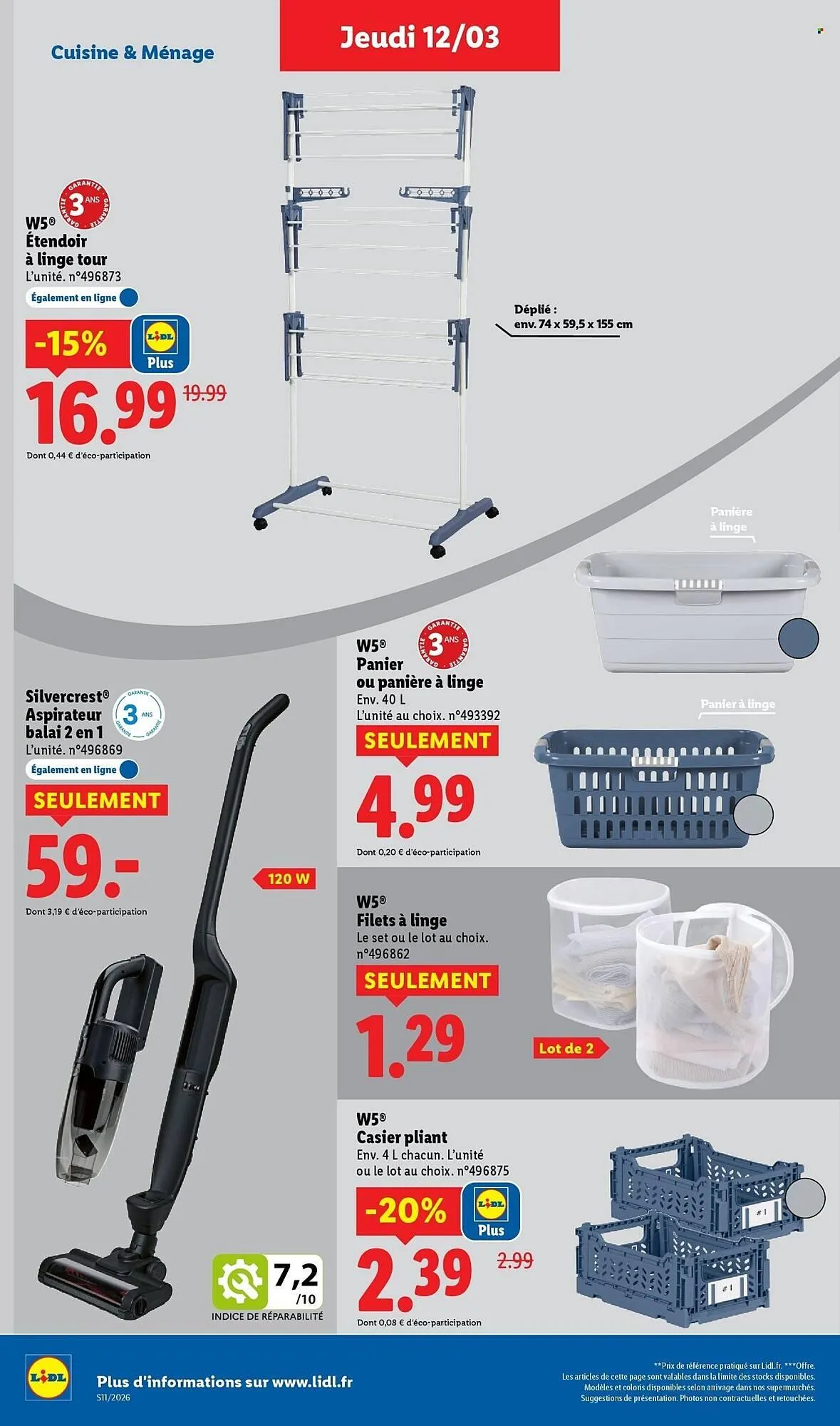 Catalogue Lidl du 9 mars au 12 mars 2026 - Catalogue page 22