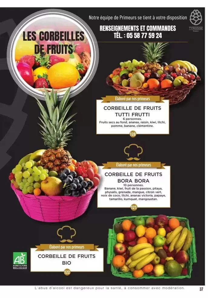 CARTE TRAITEUR PERMANENTE du 3 janvier au 31 décembre 2025 - Catalogue page 31