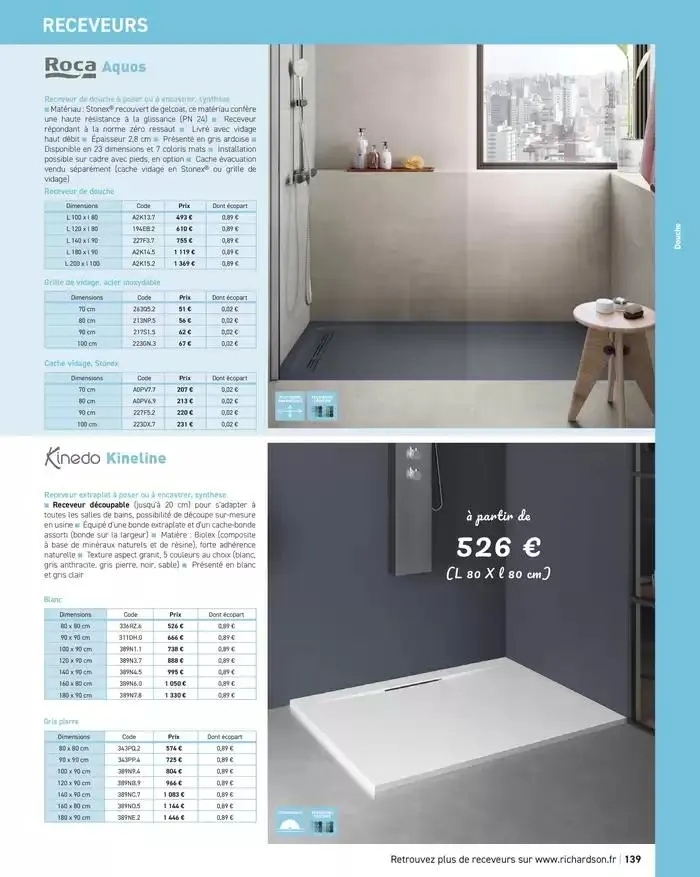 SALLE DE DE BAINS ET CARRELAGE 2025 du 11 avril au 31 décembre 2025 - Catalogue page 141