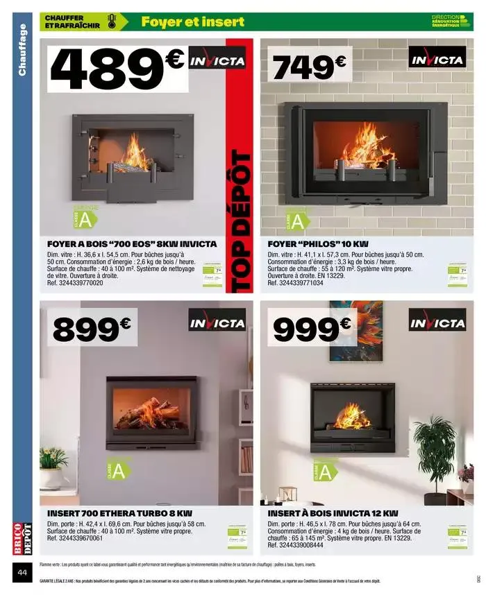 J’améliore mon habitat à prix dépôt du 2 octobre au 9 octobre 2024 - Catalogue page 44