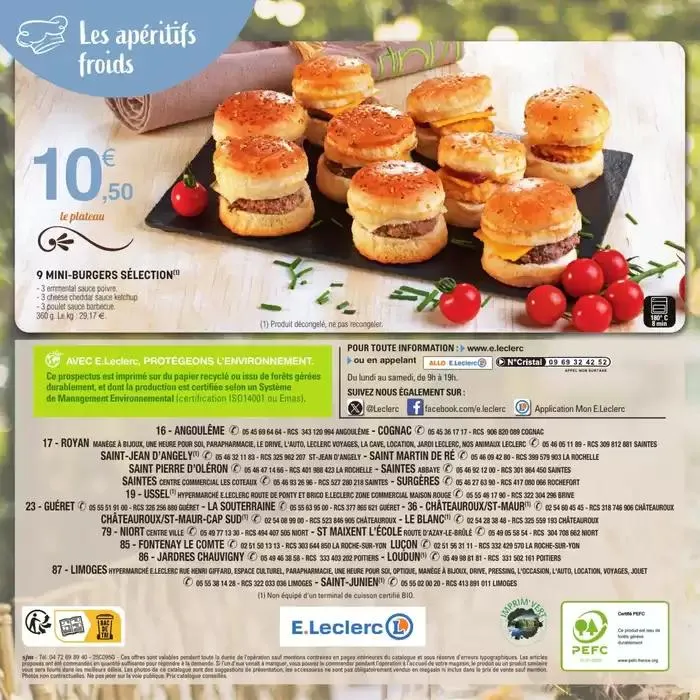 CARTE TRAITEUR PERMANENTE du 31 mars au 30 mars 2026 - Catalogue page 36