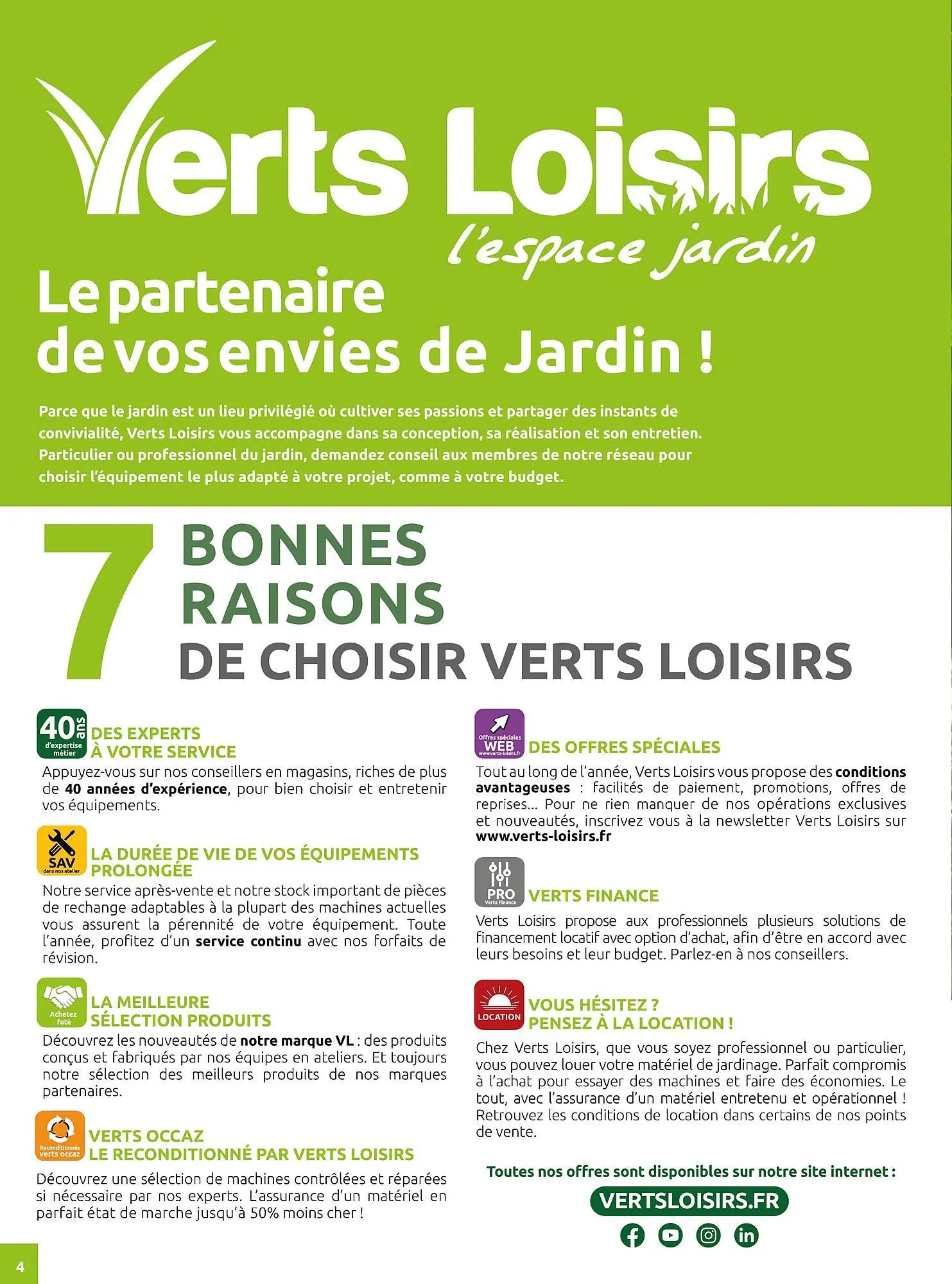 Catalogue Verts Loisirs du 5 mars au 29 décembre 2025 - Catalogue page 4