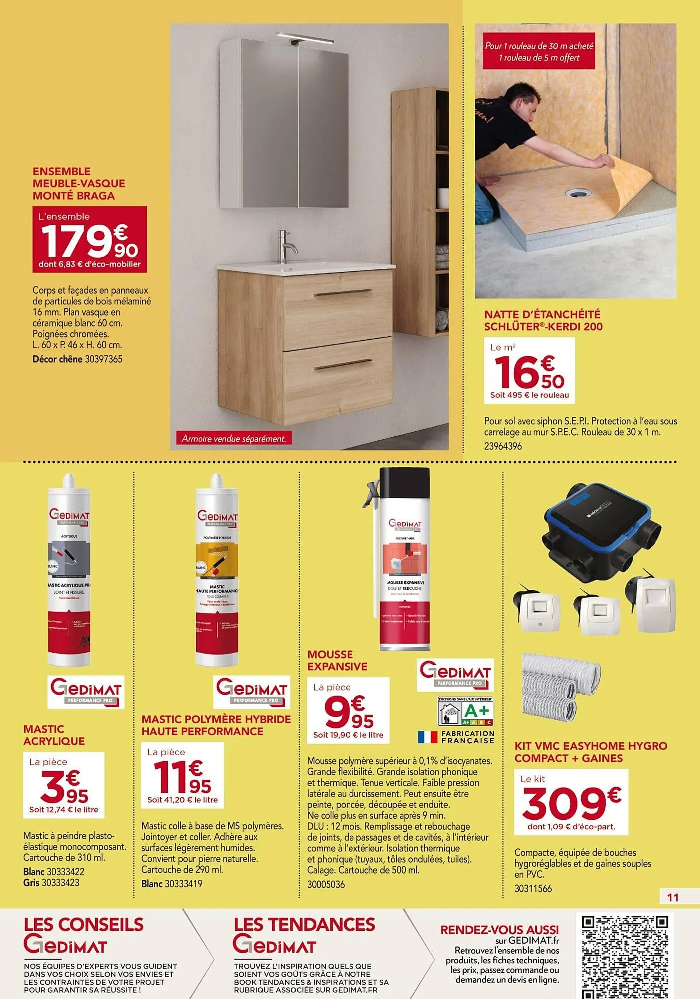 Catalogue Gedimat du 2 juillet au 26 juillet 2025 - Catalogue page 11