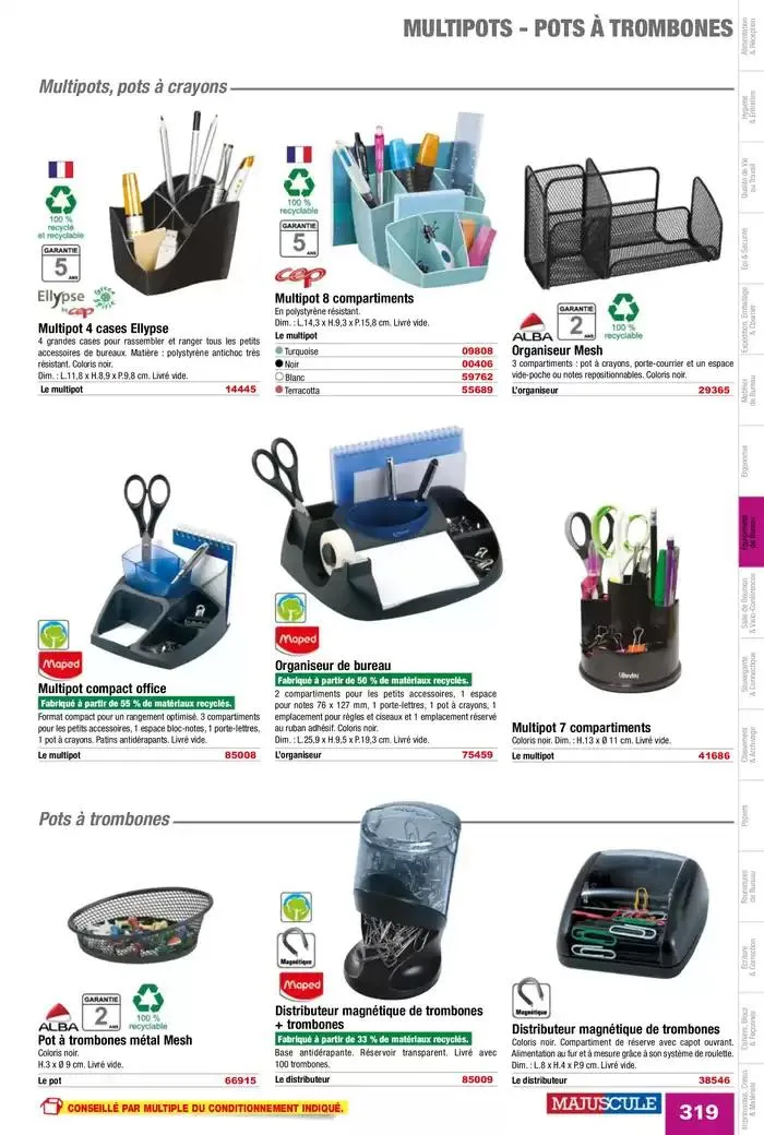 Catalogue Entreprises 2025 du 13 janvier au 31 décembre 2025 - Catalogue page 321