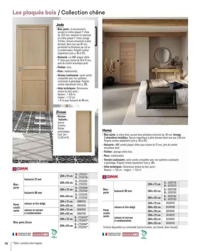 Aménagents Intérieurs 2025 du 1 janvier au 31 décembre 2025 - Catalogue page 78