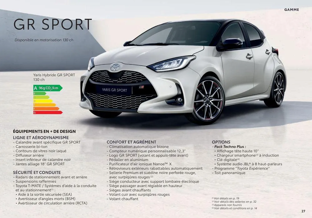 Toyota Nouvelle Yaris du 18 juin au 18 juin 2025 - Catalogue page 27