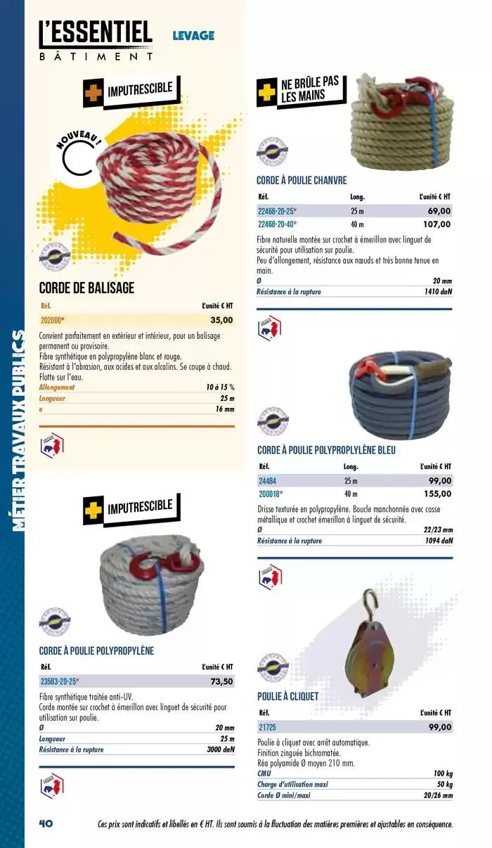 Essentiel Batiment 2025 du 3 janvier au 31 décembre 2025 - Catalogue page 42