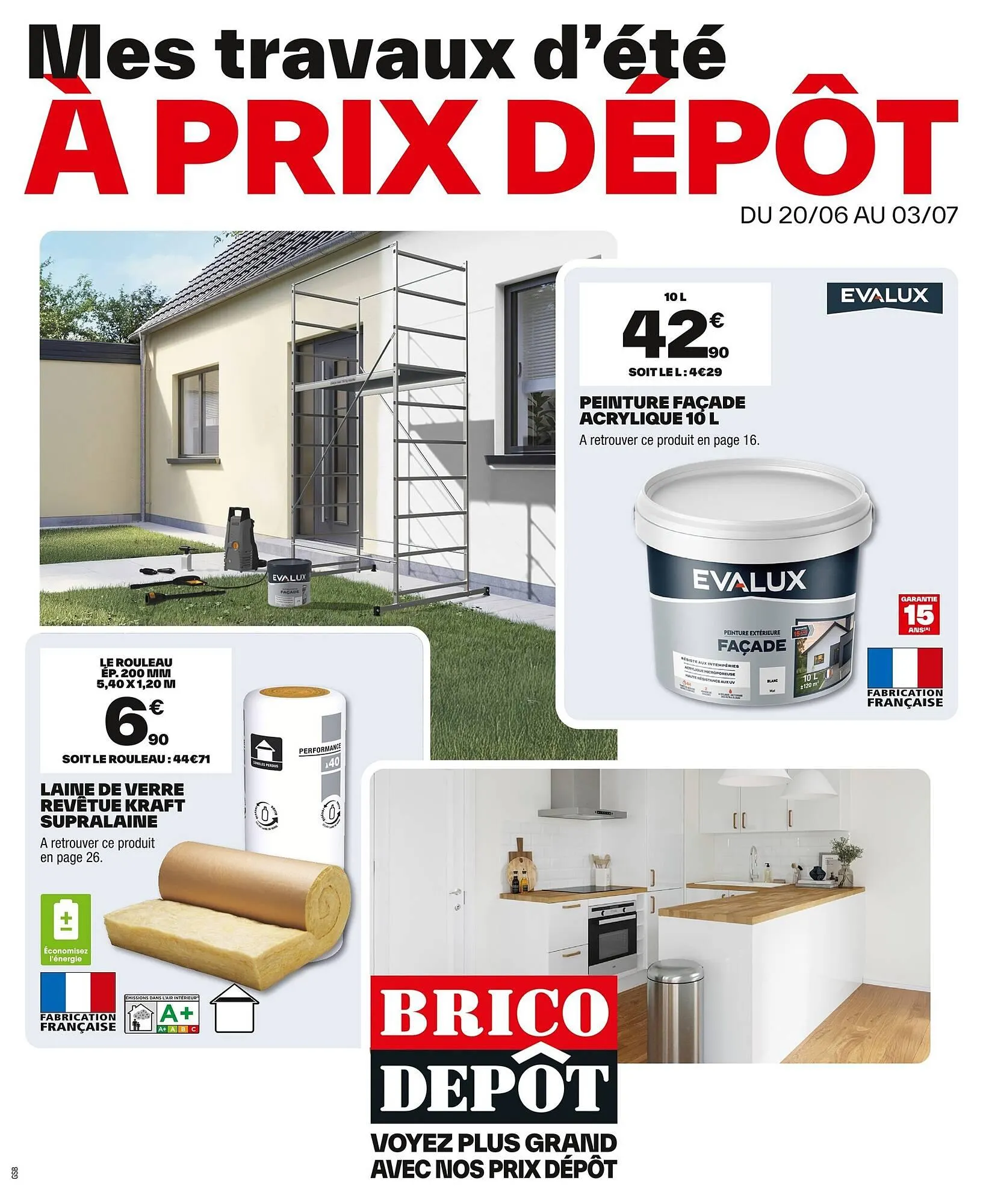 Catalogue Brico Dépôt du 20 juin au 3 juillet 2025 - Catalogue page 1